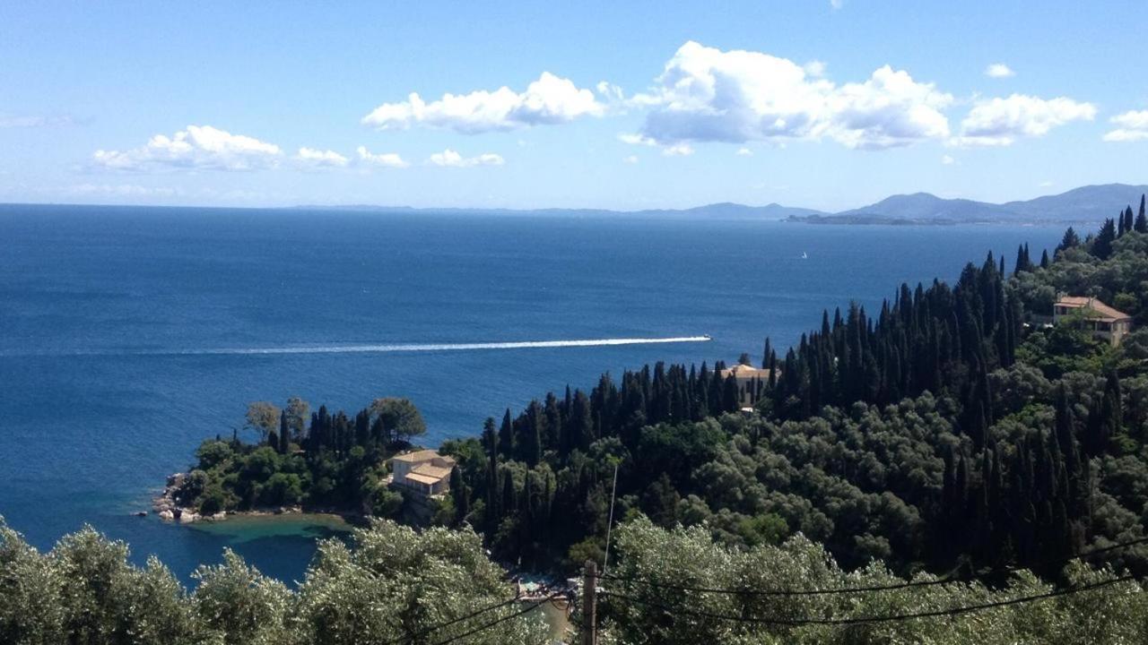 Maria Corfu Loustri Hotel Jimári Kültér fotó