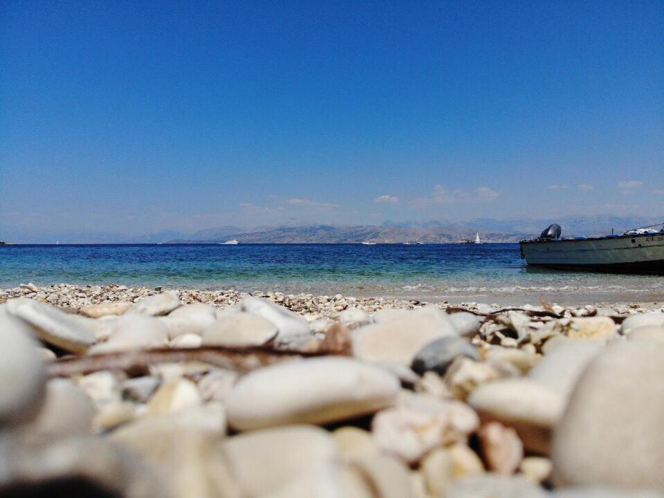Maria Corfu Loustri Hotel Jimári Kültér fotó