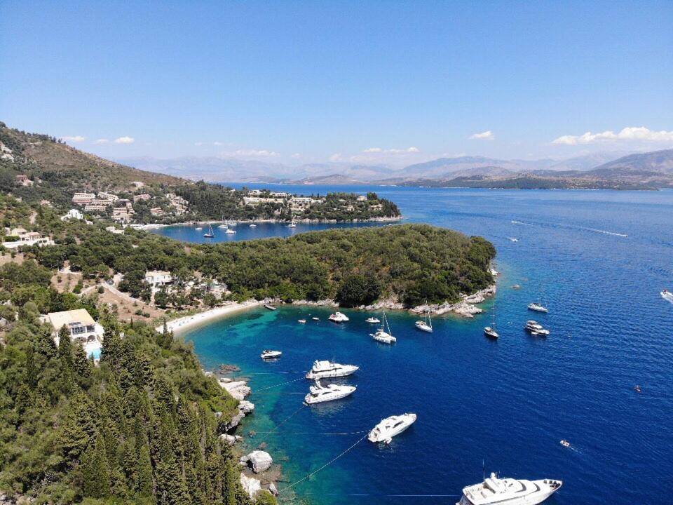 Maria Corfu Loustri Hotel Jimári Kültér fotó