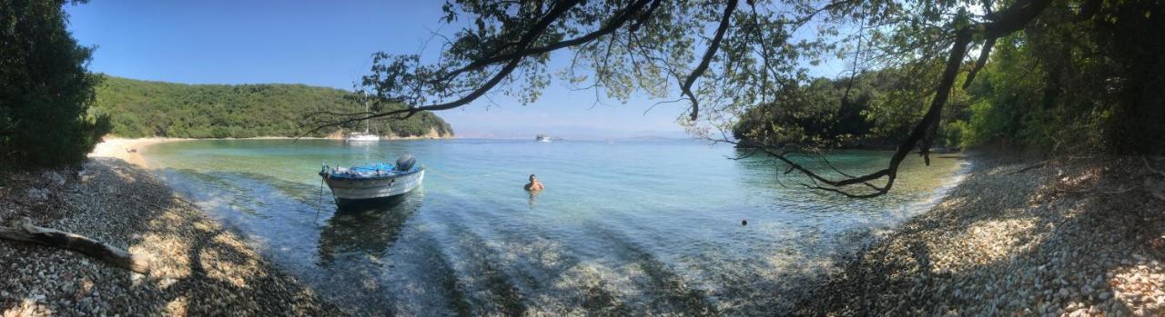 Maria Corfu Loustri Hotel Jimári Kültér fotó